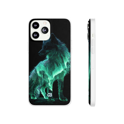 Nordic Aurora Fox · Lite Phone Case for iPhone ·  Teal