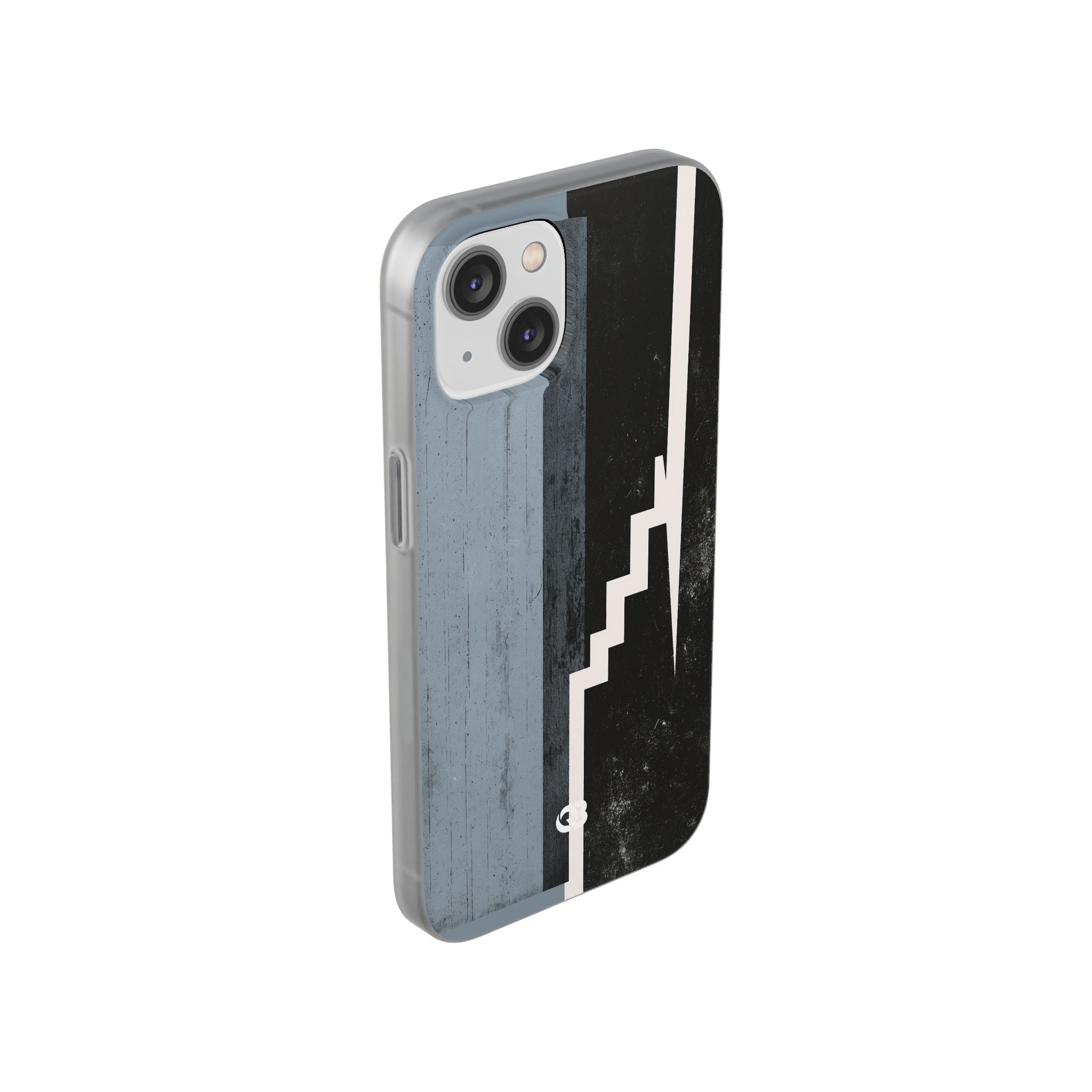 Grey Lite Phone Case for iPhone - Industrial Concrete Void