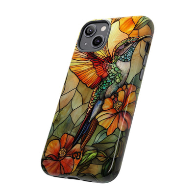 Amber Glass Hummingbird · Tough Phone Case for iPhone
