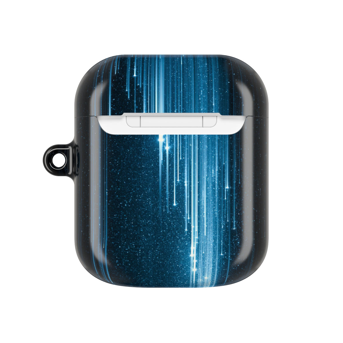 Nocturnal Cascade · Hard Case for AirPods & AirPods Pro · Black
