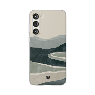 Green Lite Phone Case for Samsung - Misty Sage Valley