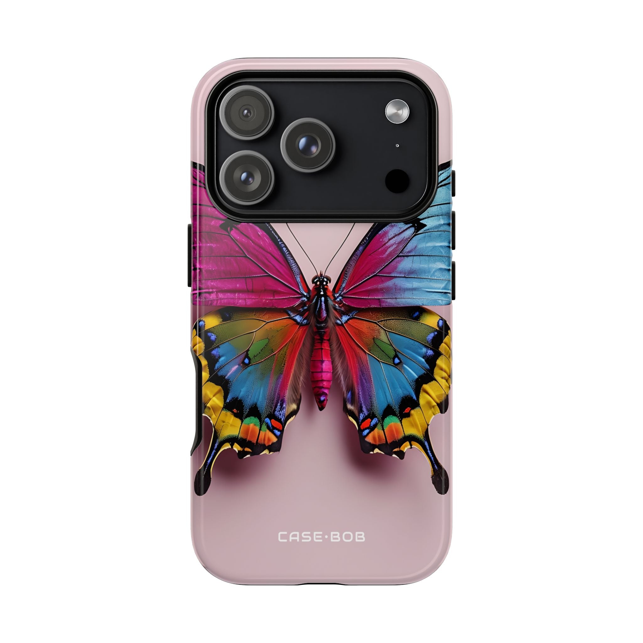 Vivid Butterfly iPhone 17 Pro Case - Tough - CASE•BOB