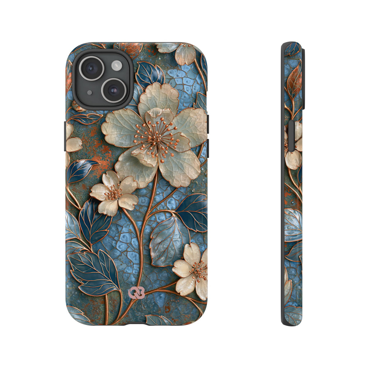 Gilded Blossom Reverie · Tough Phone Case for iPhone · Teal