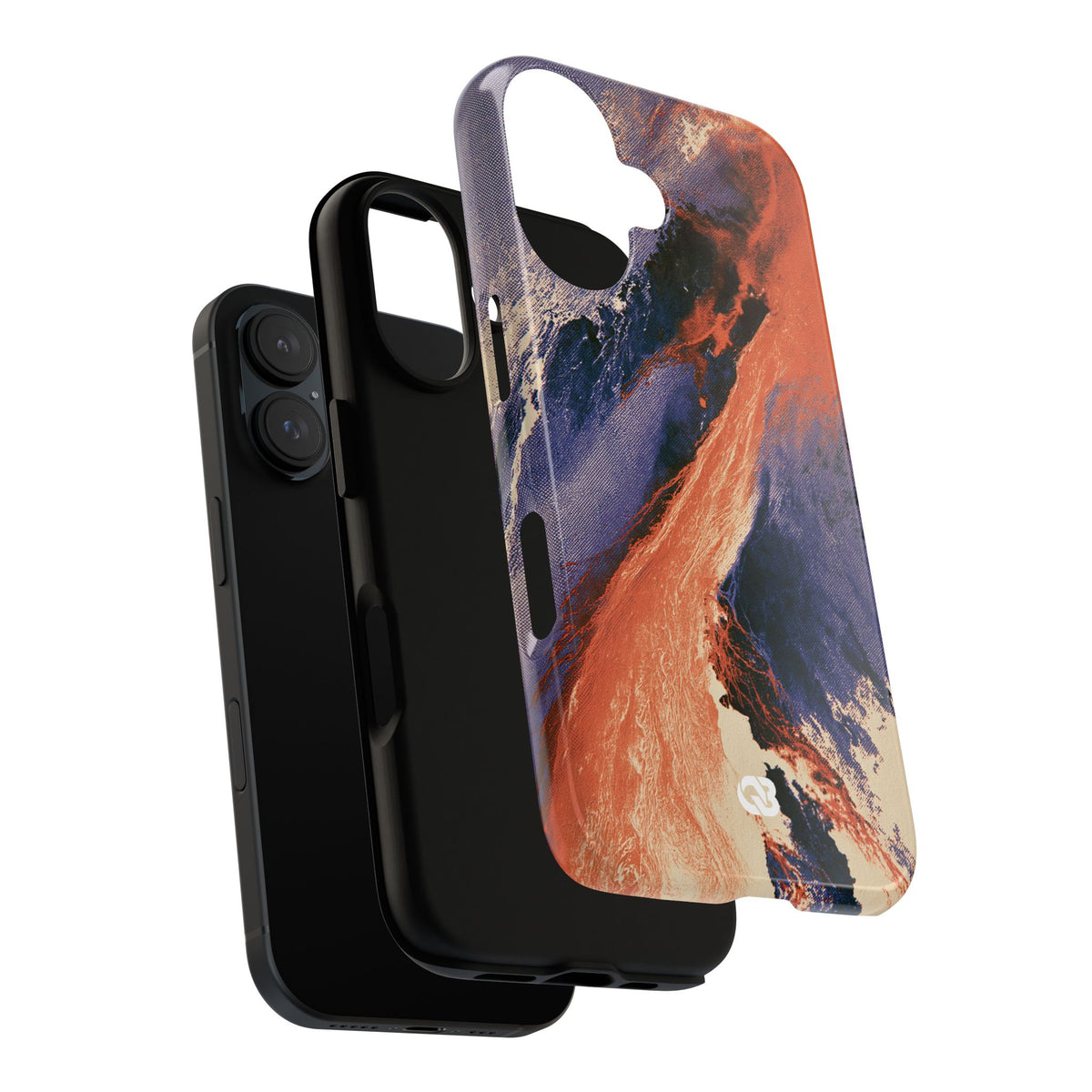 Solar Aura Drift · Tough Phone Case for iPhone · Orange