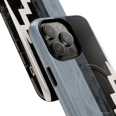 Grey Tough 2.0 Magsafe Phone Case for iPhone - Industrial Concrete Void