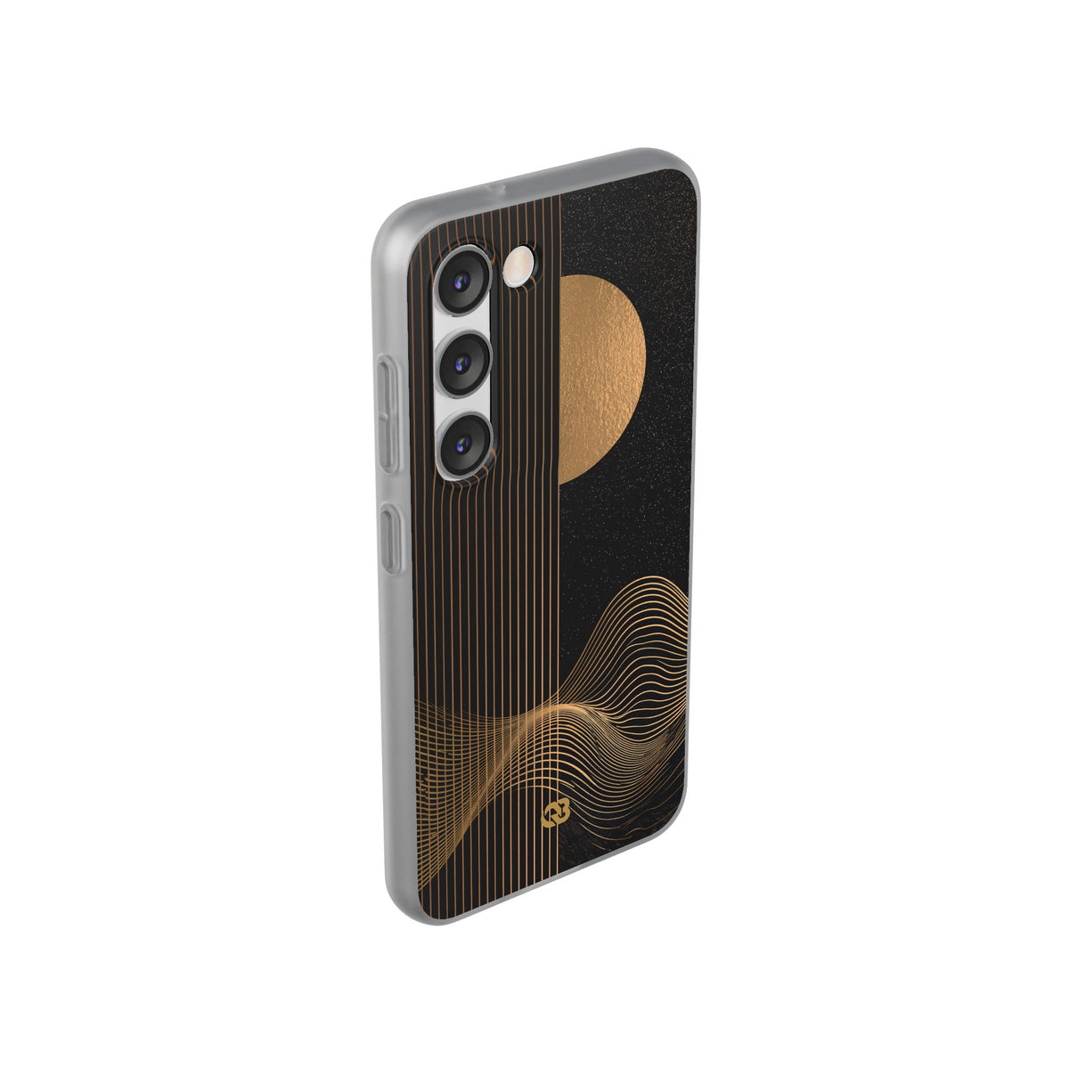 Lunar Topo Horizon · Lite Phone Case for Samsung · Black