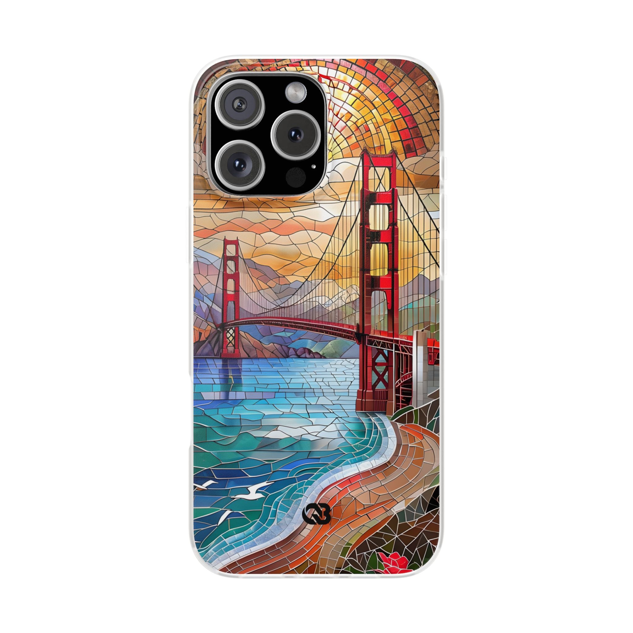 Crimson Arch Coast · Soft Custodia per iPhone