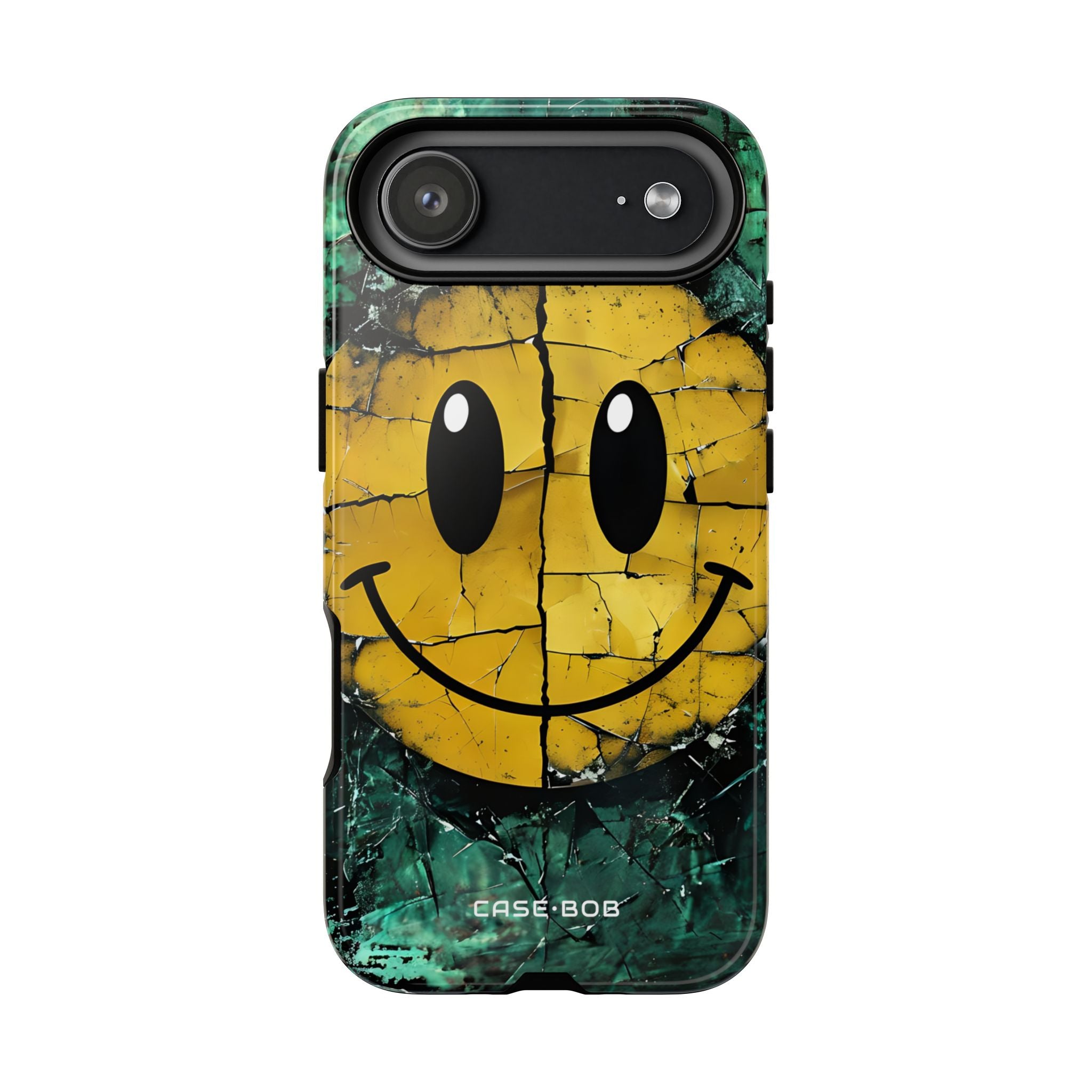 Cracked Smiley iPhone 17 Air Case - Tough - CASE•BOB