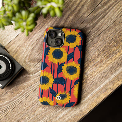 Solar Navy Bloom · Tough Phone Case for iPhone