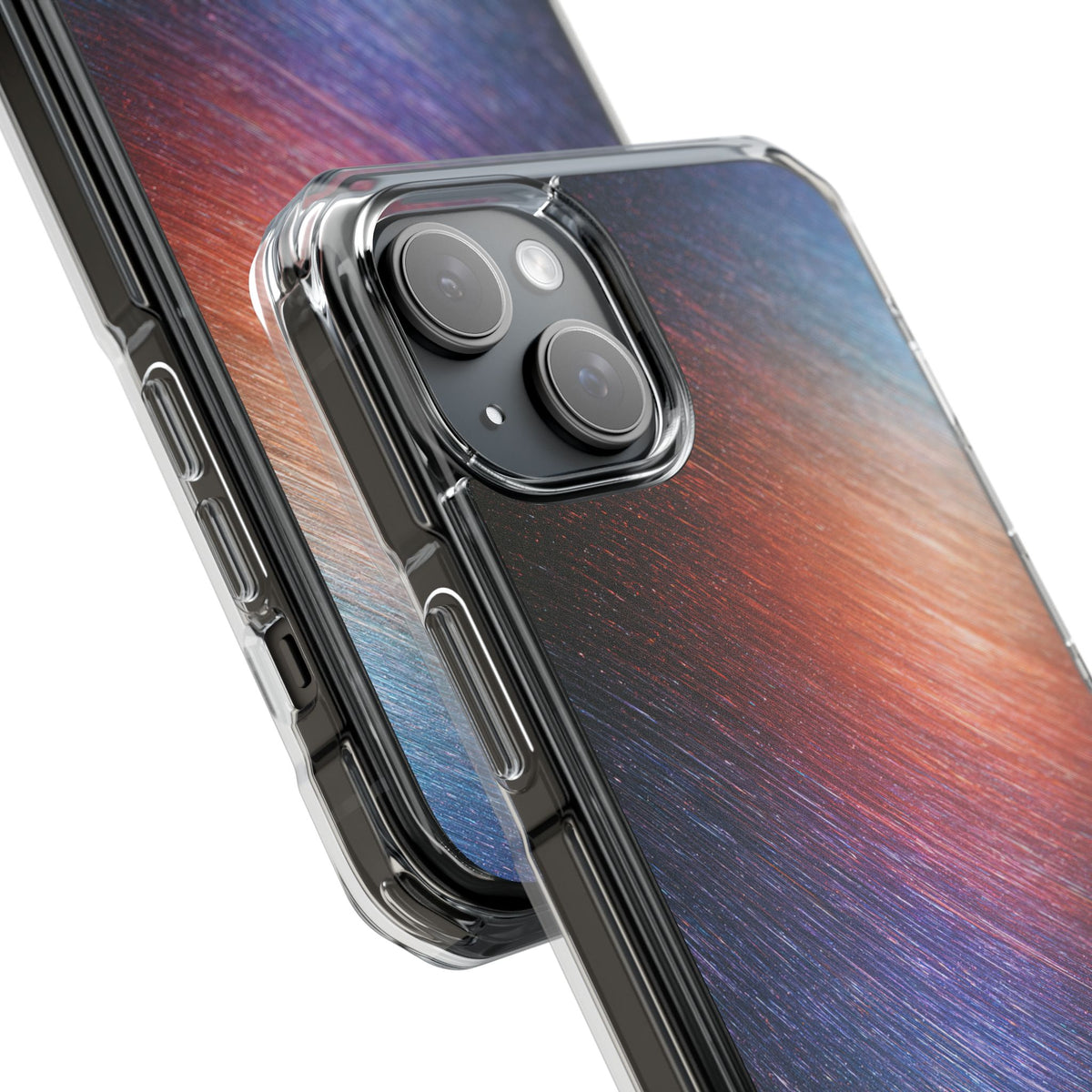 Radiant Energy Stream · Clear Impact Magnetic Phone Case for iPhone · Blue