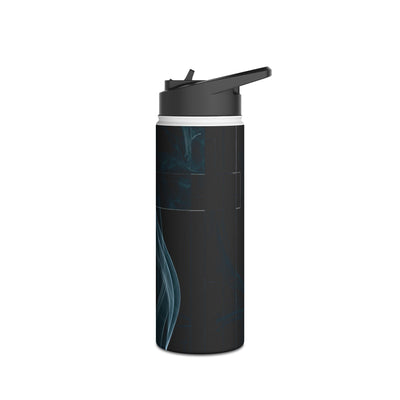 Fractured Smoke · Insulated Water Bottle · Black