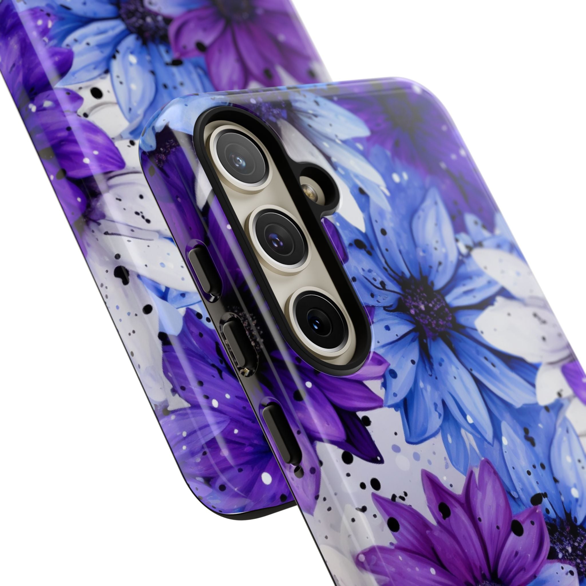 Ink Splatter Blooms · Tough Coque de téléphone pour Samsung
