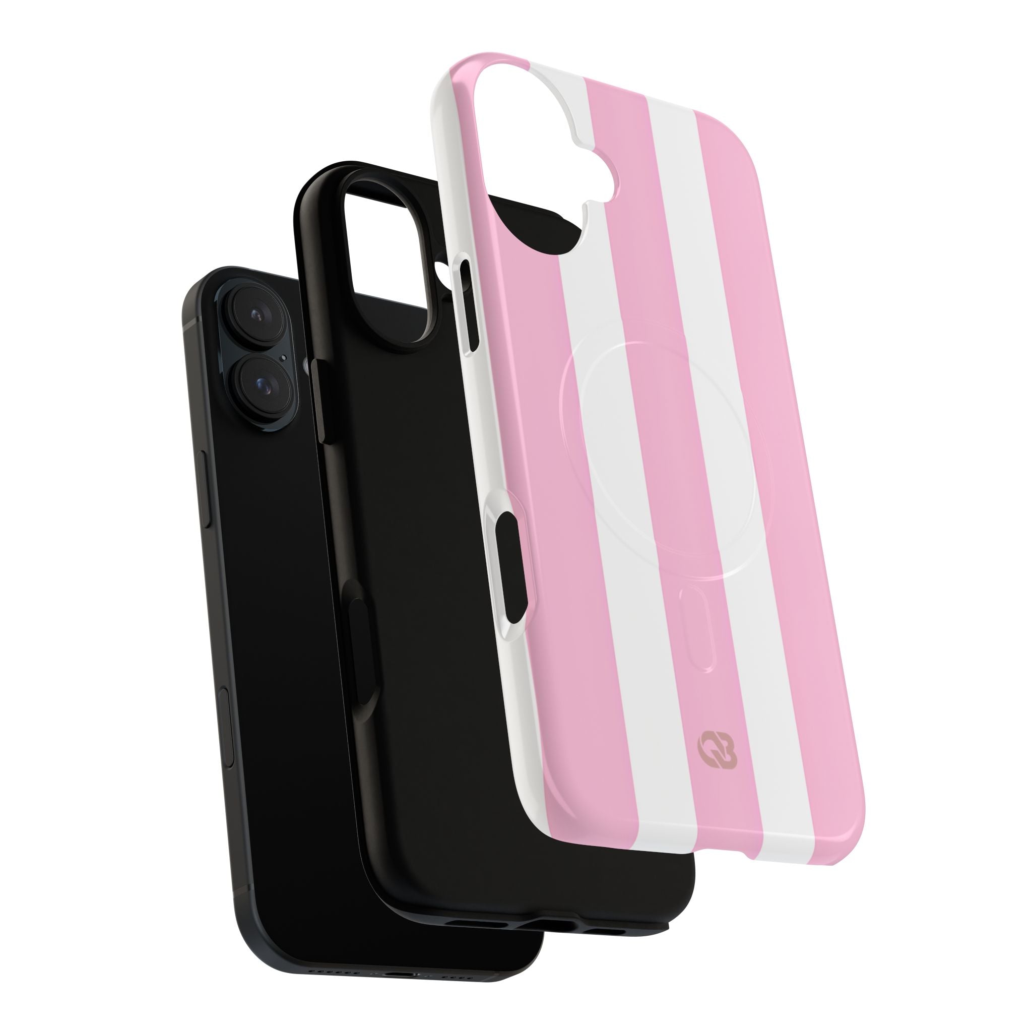 Soft Pink Stripe · Tough+ Magsafe