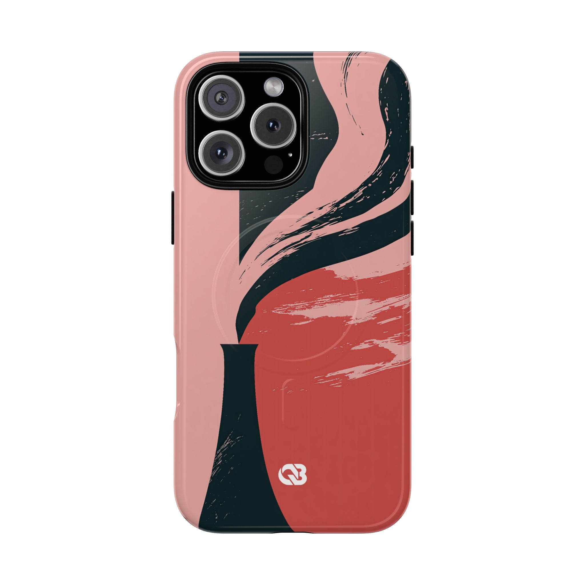 Pink Tough 2.0 Magsafe Phone Case for iPhone - Cinder Rose Plume