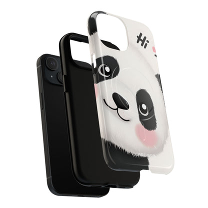 Panda Glow iPhone 15 Case - Tough+