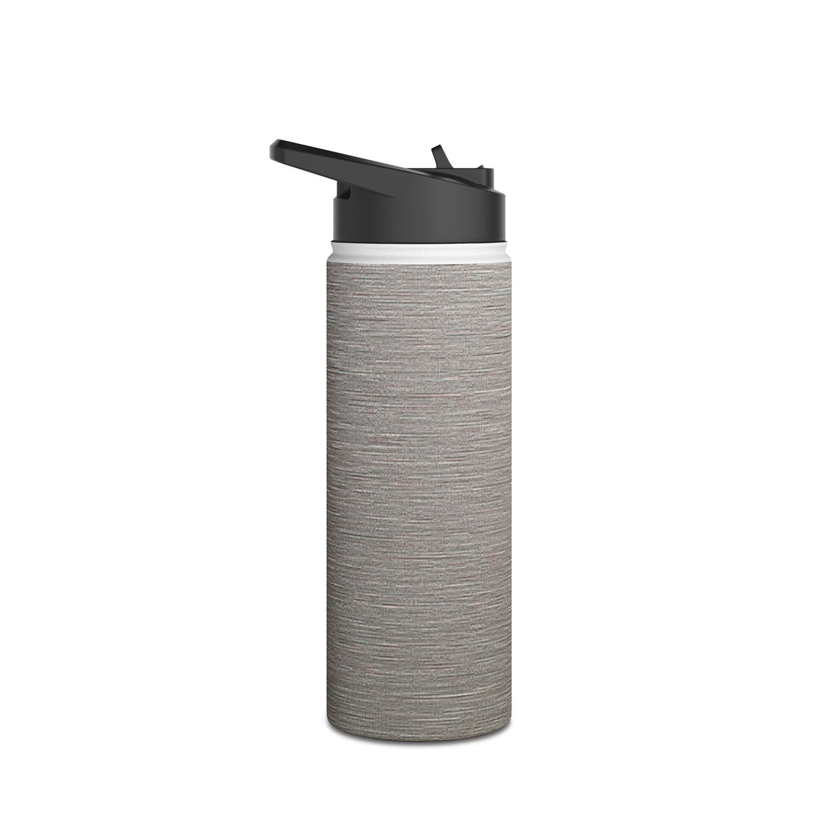 Brushed Silver Alloy · Insulated Water Bottle · Silver