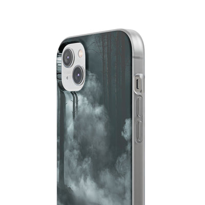 Shadowed Pine Mist · Lite Phone Case for iPhone ·  Black
