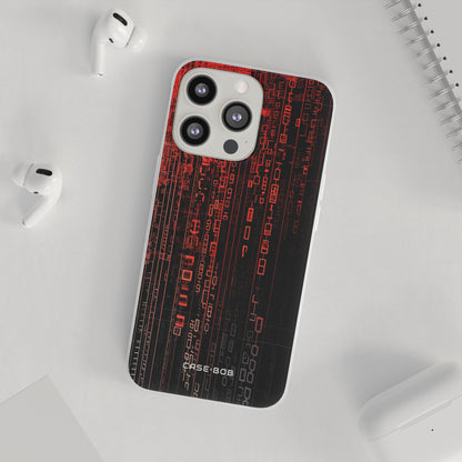 Crimson Glyphs iPhone 13 Pro - Soft