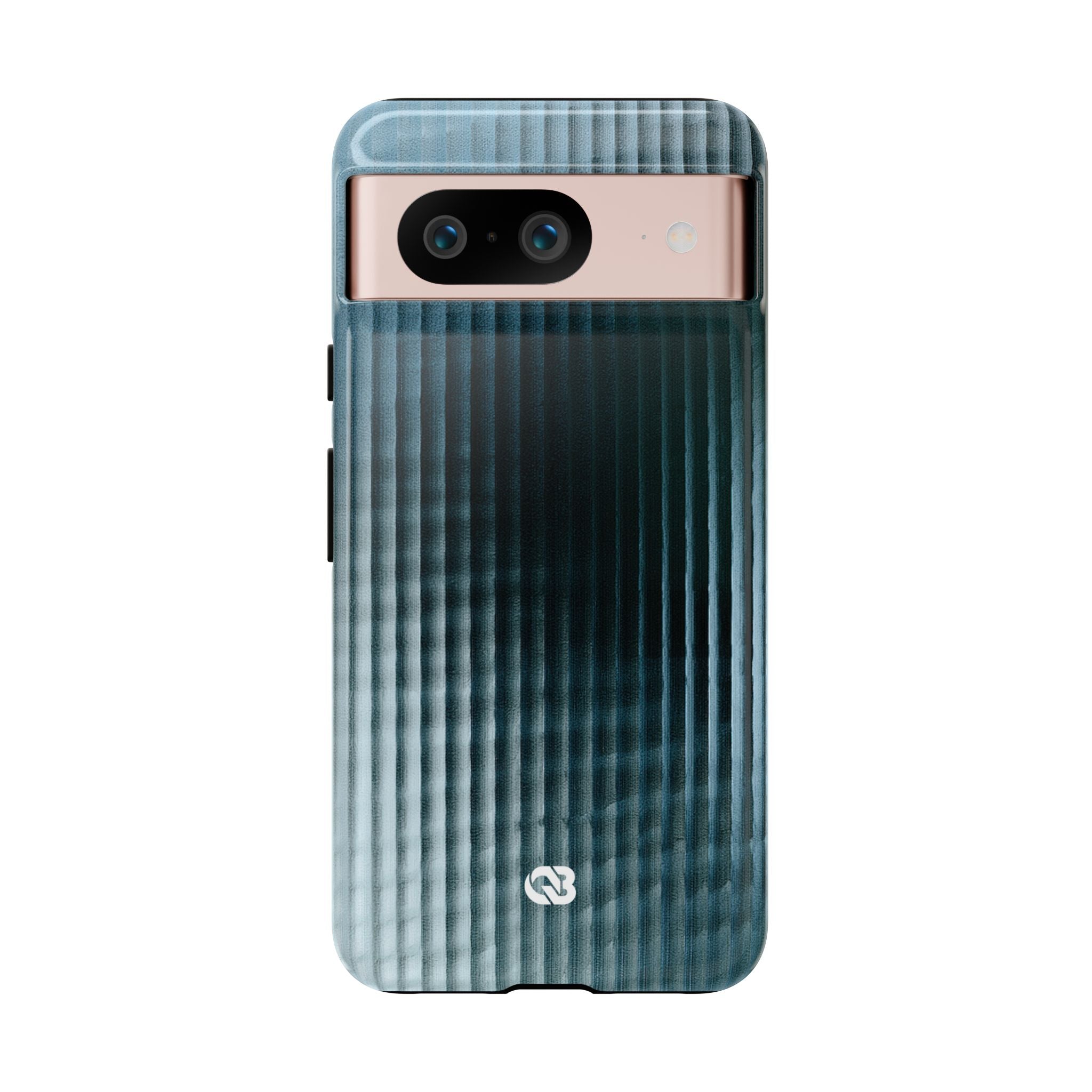 Blue Tough Phone Case for Google Pixel - Glacial Reeded Glass