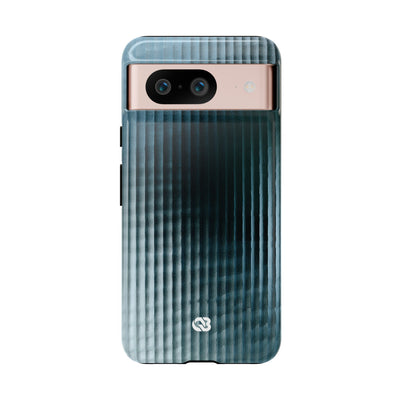 Blue Tough Phone Case for Google Pixel - Glacial Reeded Glass