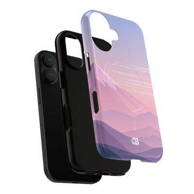 Purple Tough 2.0 Magsafe Phone Case for iPhone - Lavender Alpine Dawn