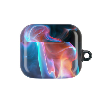 Neon Waveform · Hard Case for AirPods & AirPods Pro · Black