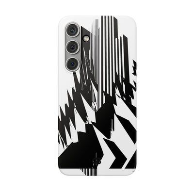 White Lite Phone Case for Samsung - Shattered Vector Spire
