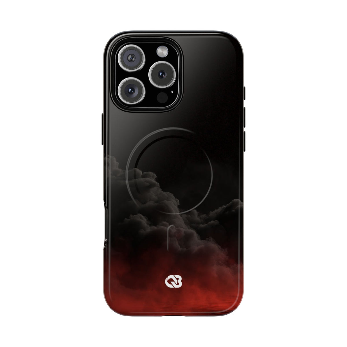 Crimson Fog Void · Tough 2.0 Magnetic Phone Case for iPhone · Black