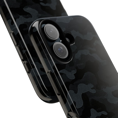 Blackout Urban Camo · Tough Phone Case for iPhone · Black