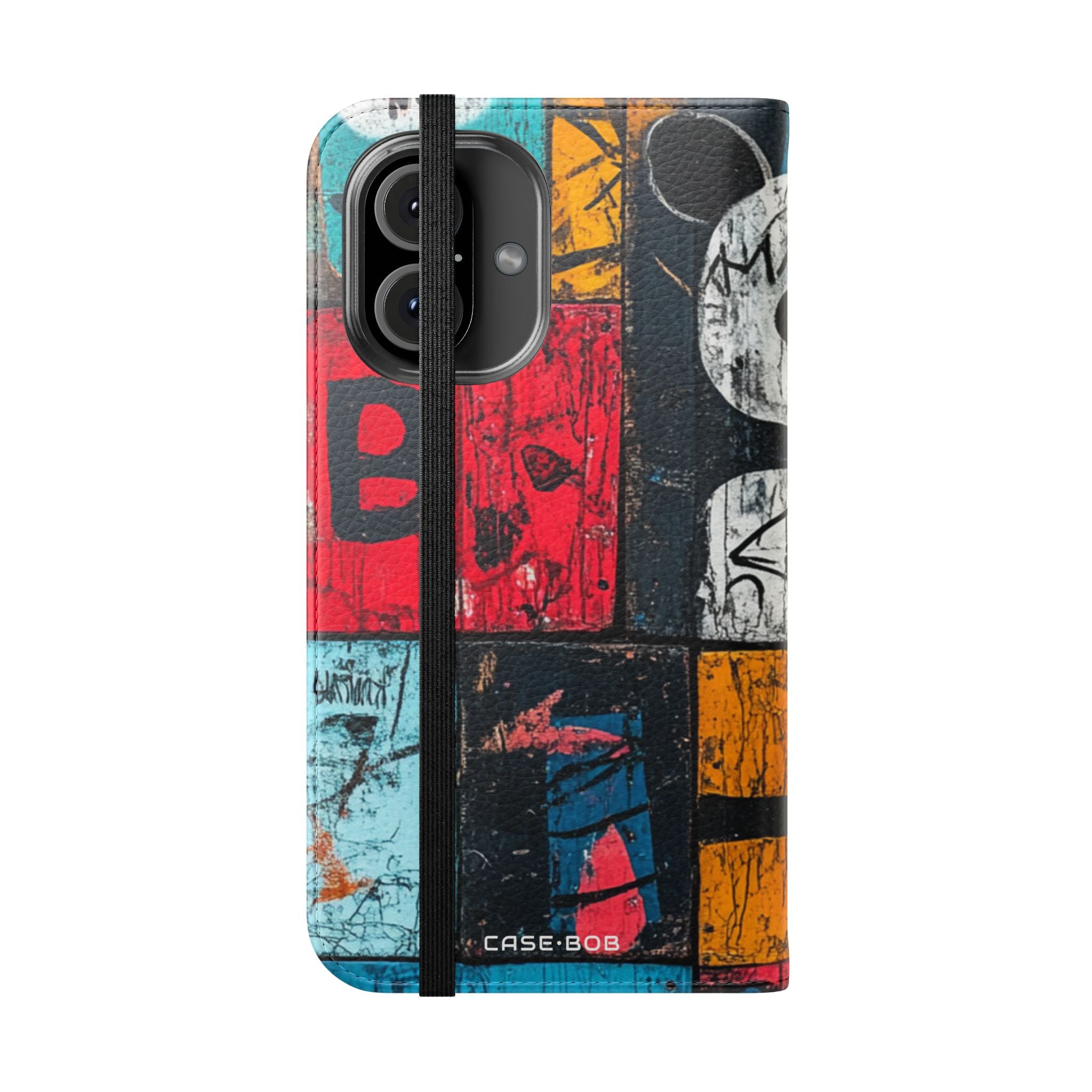 White Orb Graffiti - iPhone 16  Case - Wallet