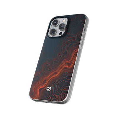 Black Lite Phone Case for iPhone - Volcanic Basalt Map