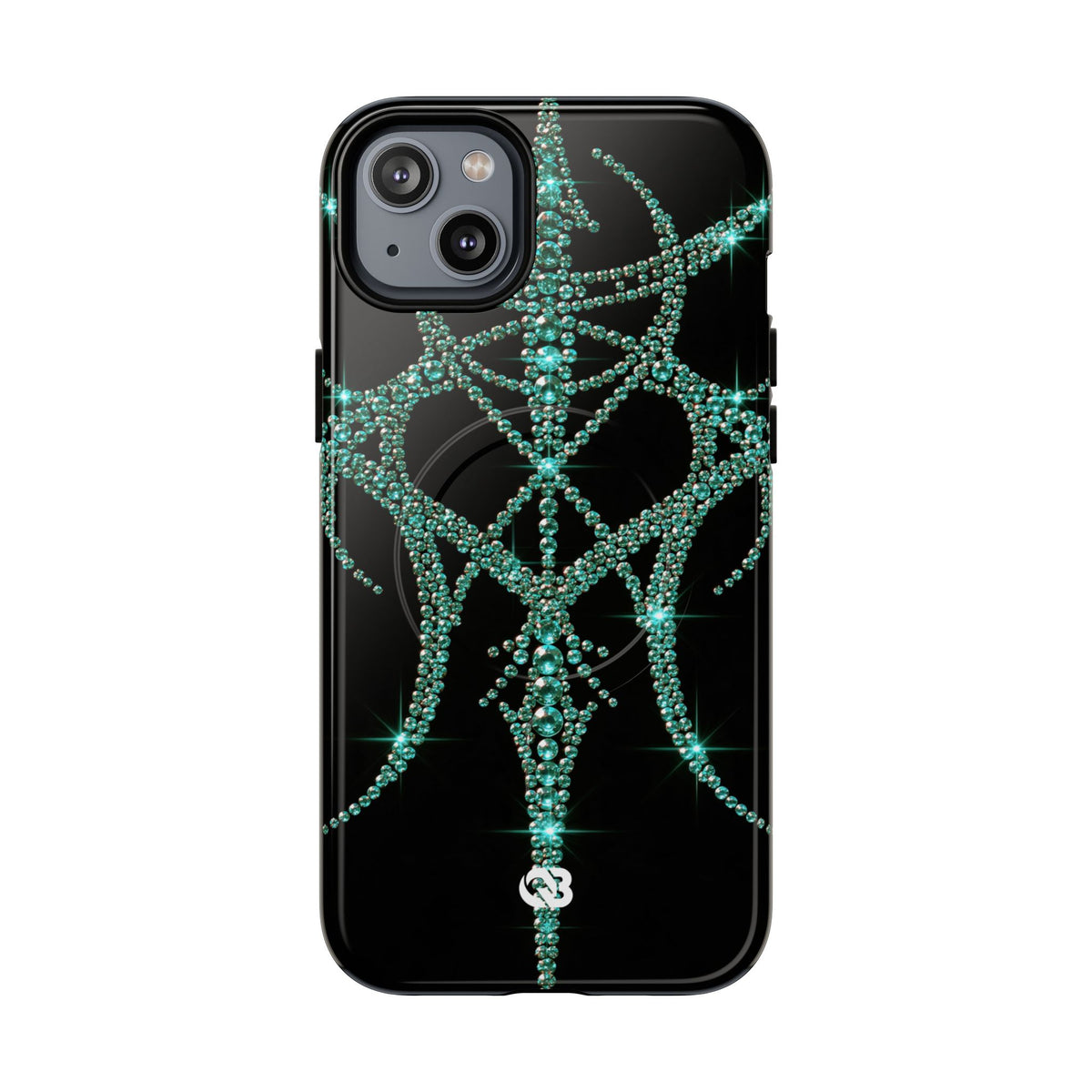 Teal Cyber Sigil · Tough 2.0 Magnetic Phone Case for iPhone · Teal