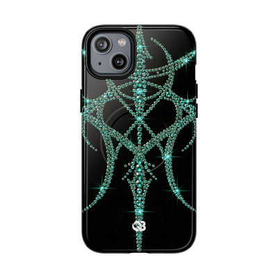 Teal Cyber Sigil · Tough 2.0 Magnetic Phone Case for iPhone · Teal