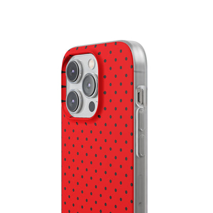 Crimson Punktmatrix iPhone 14 Pro Case - Soft