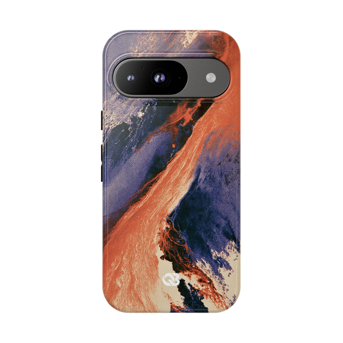 Solar Aura Drift · Tough Phone Case for Pixel ·  Orange
