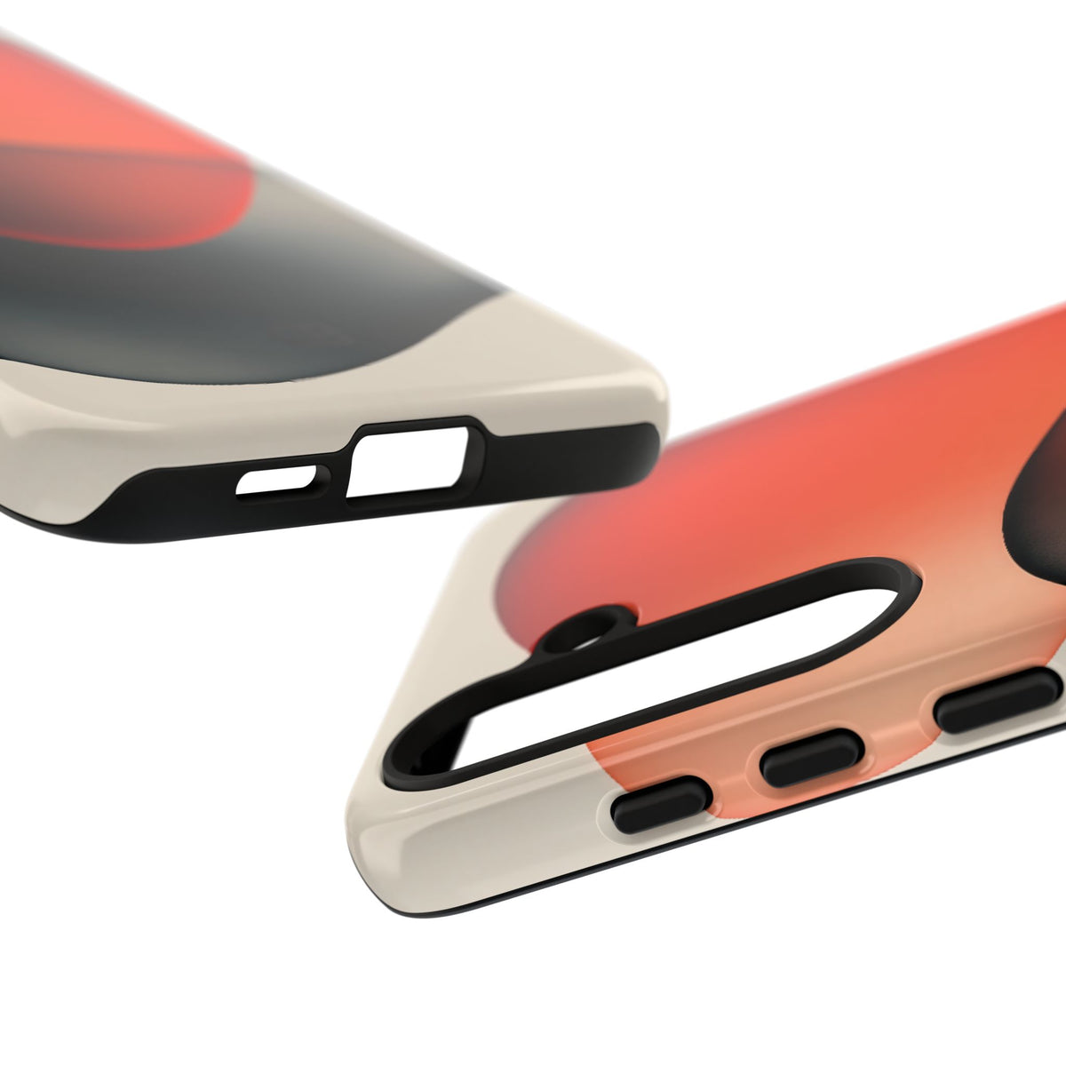 Translucent Crimson Form · Tough Phone Case for Samsung · Red