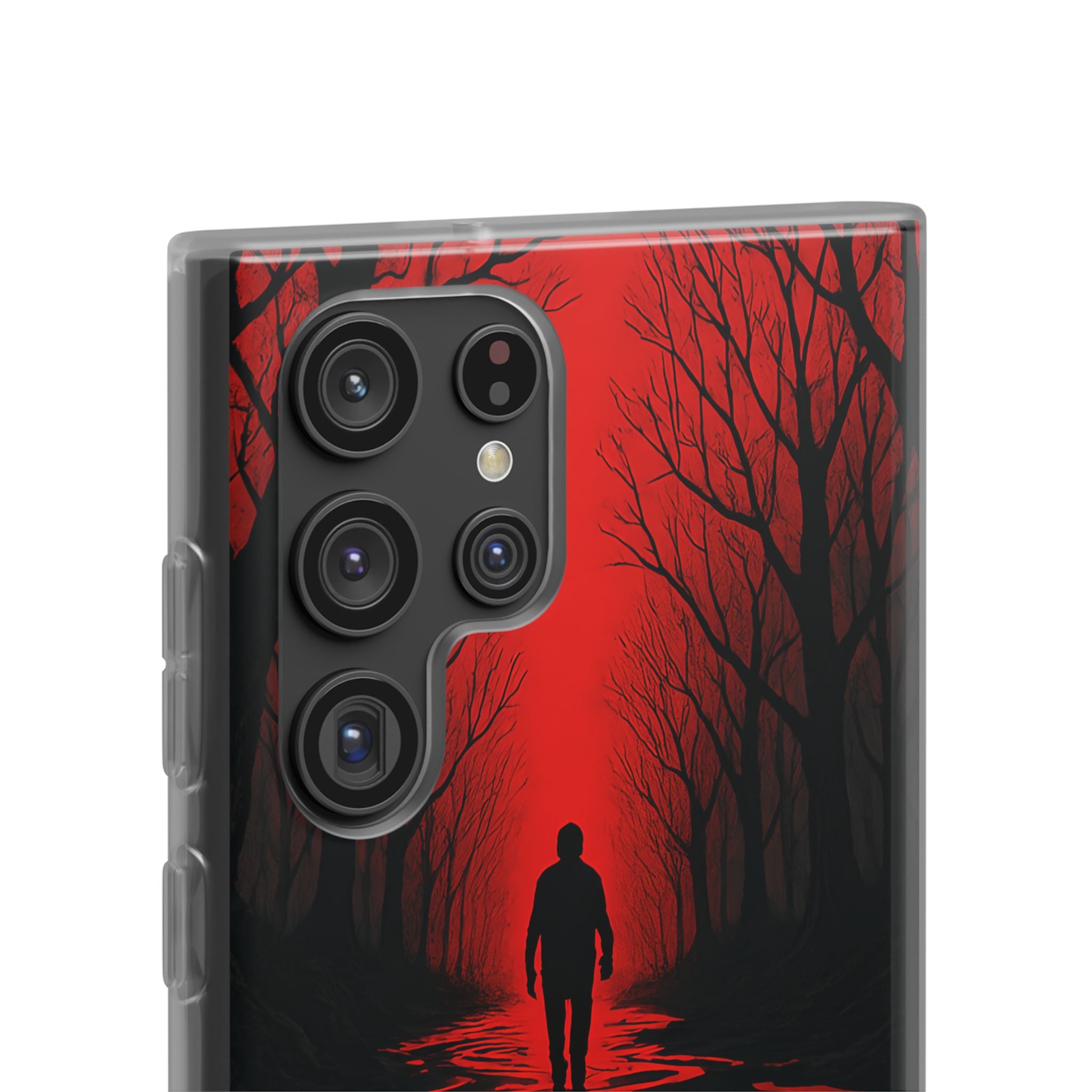 Crimson Shadow Path · Soft Handyhülle für Samsung