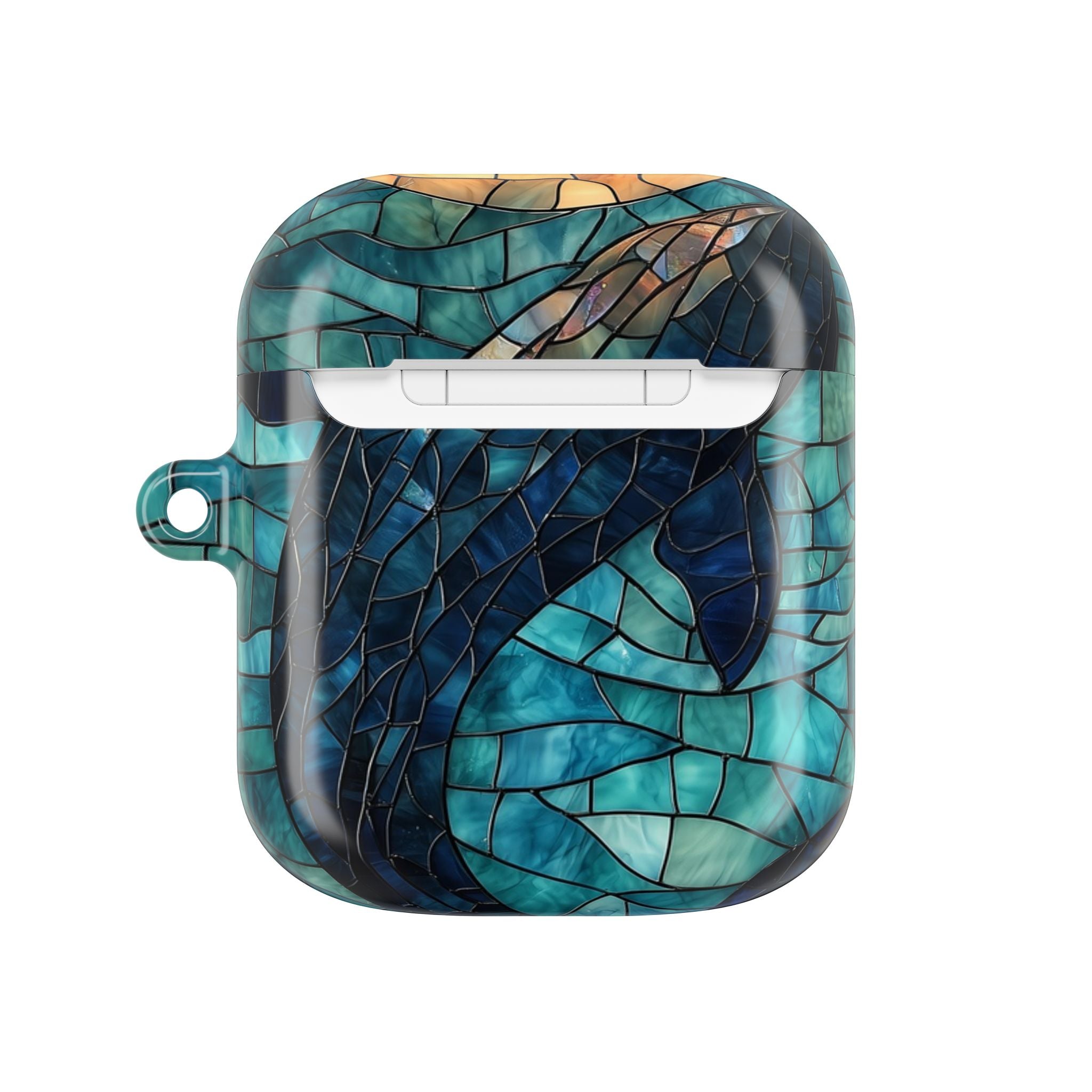 Sininen valashai mosaiikki - AirPods Case