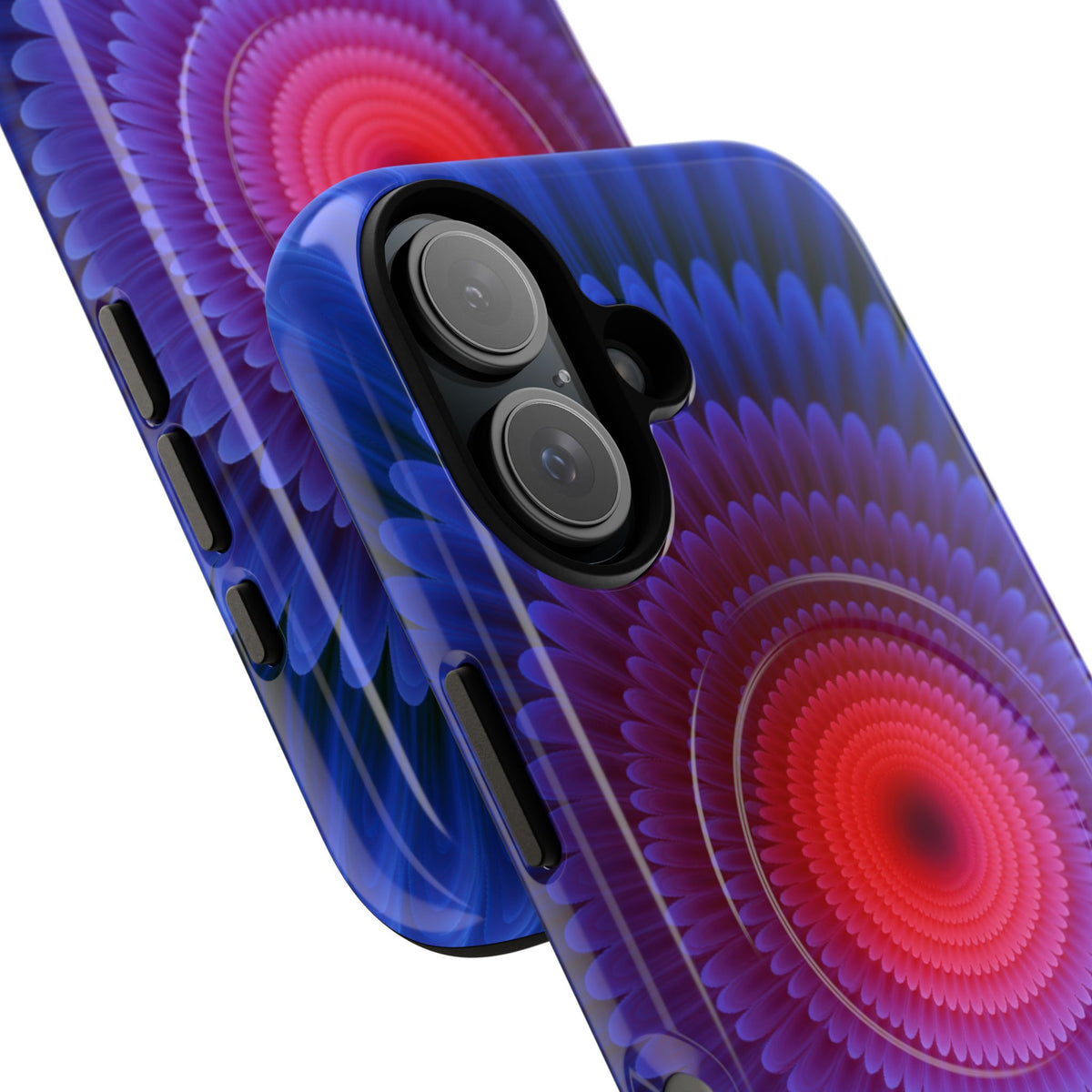 Radial Spectrum Bloom · Tough 2.0 Magnetic Phone Case for iPhone · Blue
