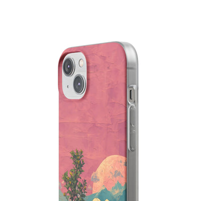 Lunar Pastel Bloom · Soft Phone Case for iPhone