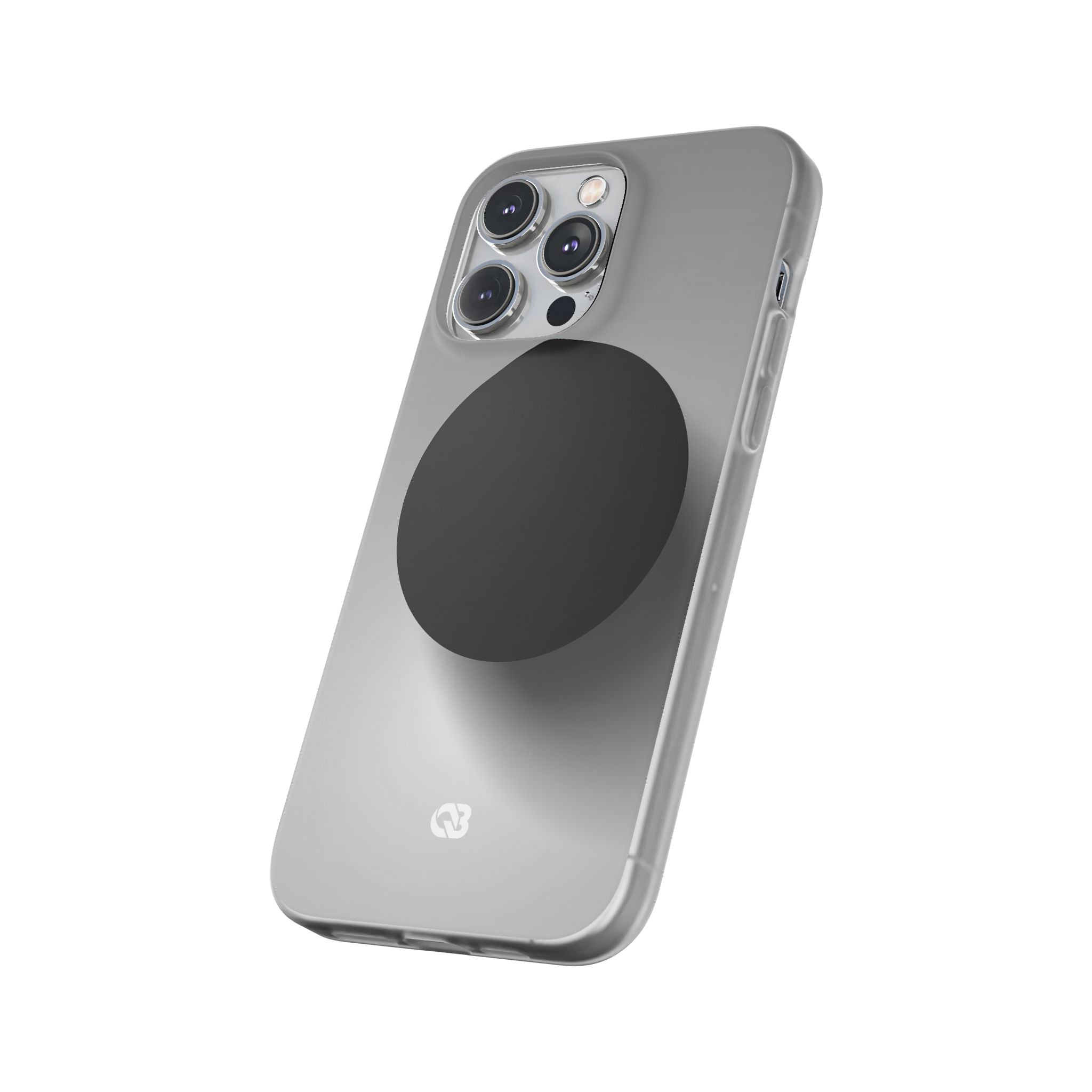 Grey Lite Phone Case for iPhone - Matte Onyx Sphere