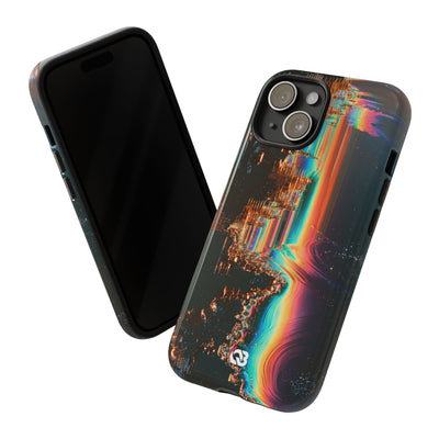 Prismatic Circuit · Tough Phone Case for iPhone · Black