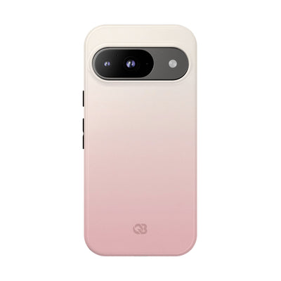 Pink Tough Phone Case for Google Pixel - Frosted Blush Horizon