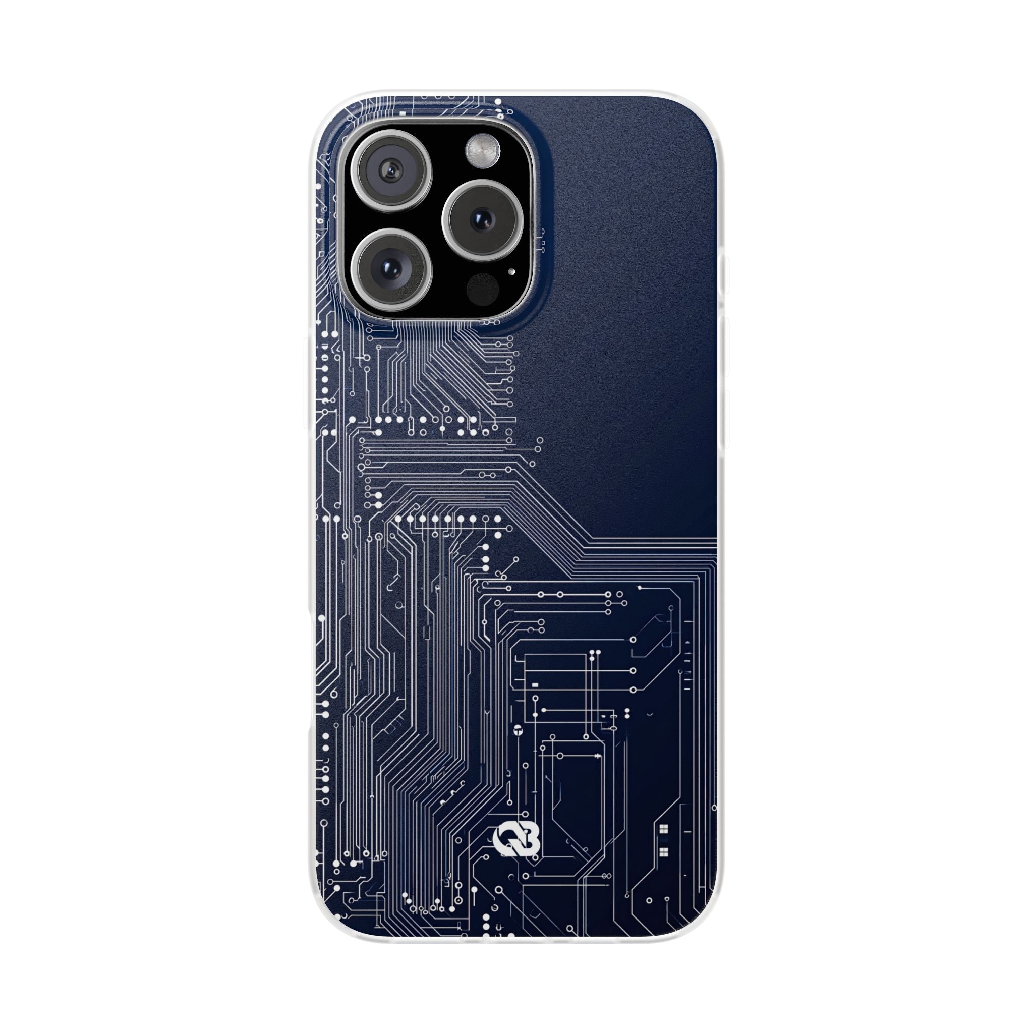 Blue Lite Phone Case for iPhone - Cobalt Data Stream