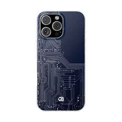 Blue Lite Phone Case for iPhone - Cobalt Data Stream