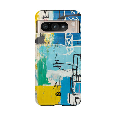 Azure Urban Scribble · Tough Phone Case for Google Pixel