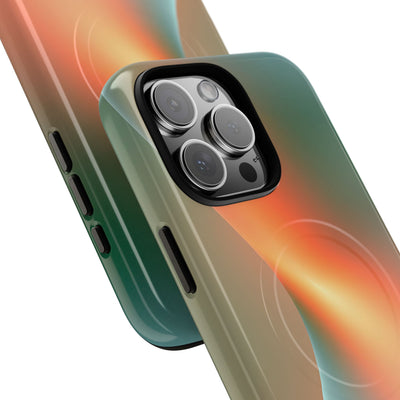 Radiant Contour · Tough 2.0 Magnetic Phone Case for iPhone · Orange