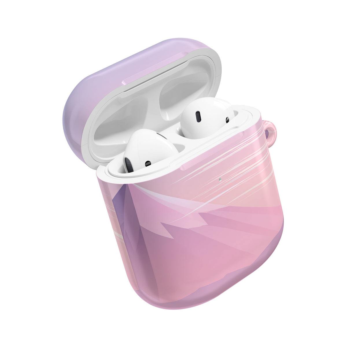 Alpine Twilight · Hard Case for AirPods & AirPods Pro · Pink