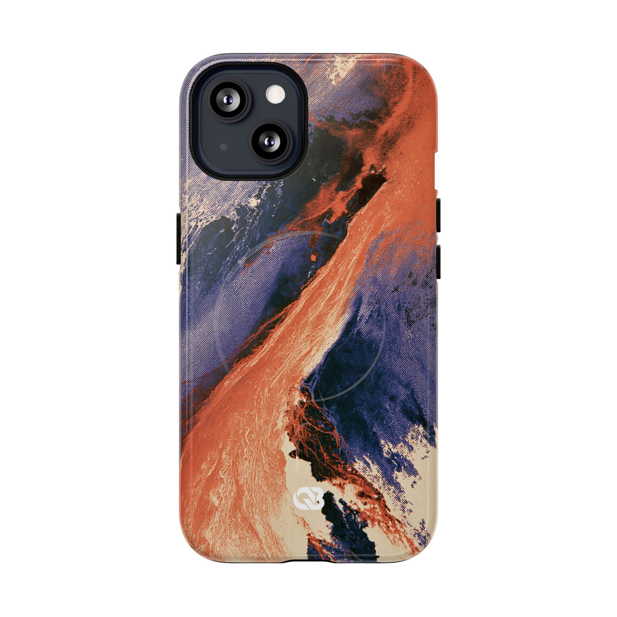 Solar Aura Drift · Tough 2.0 Magnetic Phone Case for iPhone · Orange