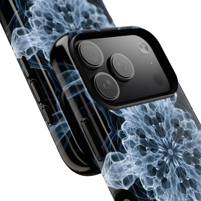 Blue Tough 2.0 Magsafe Phone Case for iPhone - Glacial Smoke Crown